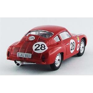 1:43 BEST Porsche Abarth Scuderia Filipinetti #28 Nurburgring 1963 Knunis Schiller Red BE9591