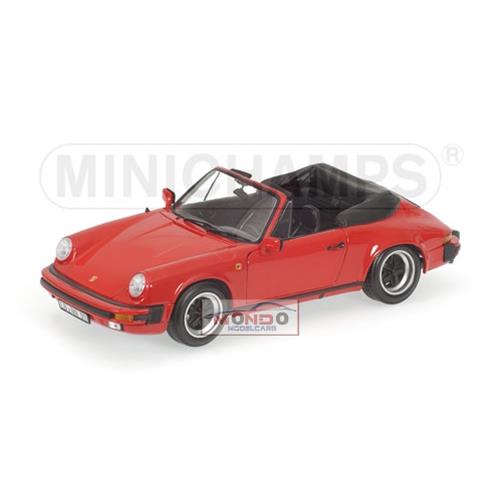 1:18 MINICHAMPS Porsche 911 Carrera Cabriolet 3.2 Red 1983 100063030