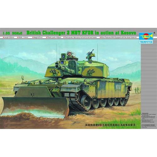 1:35 TRUMPETER KIT British Challenger 2 Mbt Kfor TR00345