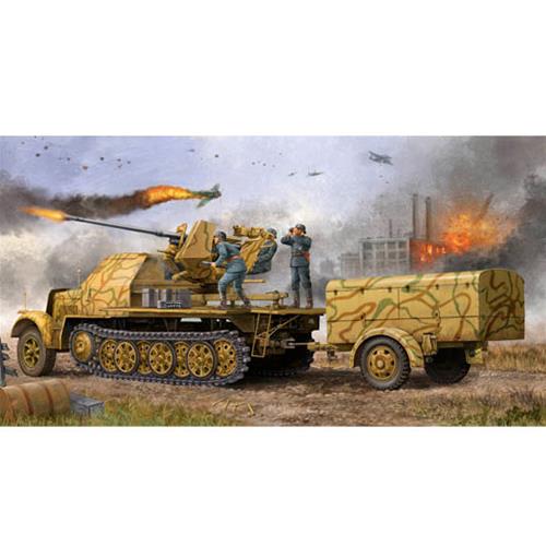 1:35 TRUMPETER KIT German 3.7Cm Flak 37 Auf Sd.Kfz.7/2 Late Version TR01526