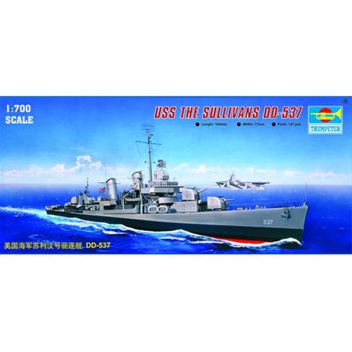 1:700 TRUMPETER KIT Uss The Sullivans Dd-537 TR05731