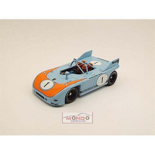 1:43 BEST Porsche 908/3 #1 Brans-Hatch 1972 Jost Casoni Light Blue Orange BE9391