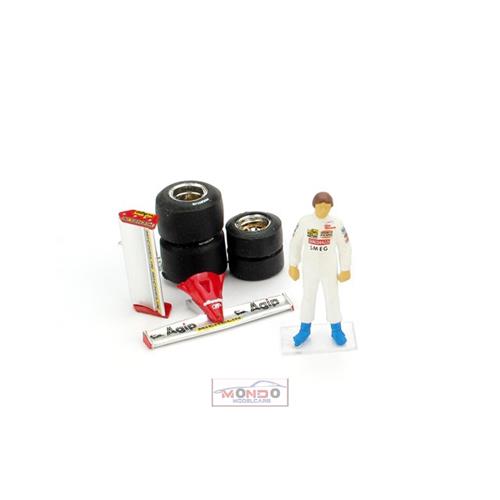 Pilotino Villeneuve + Alettoni + Set Gomme Ch01T
