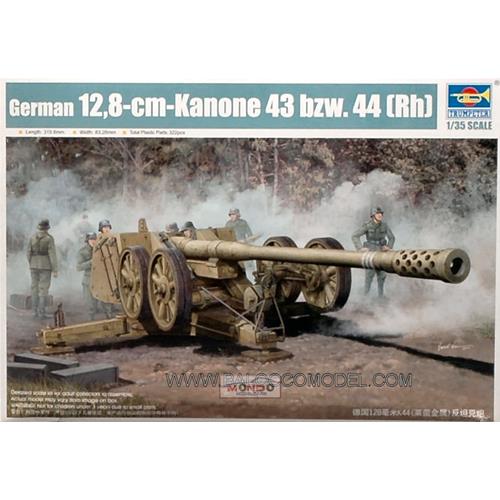 1:35 TRUMPETER KIT German 128Mm Pak44 TR02312