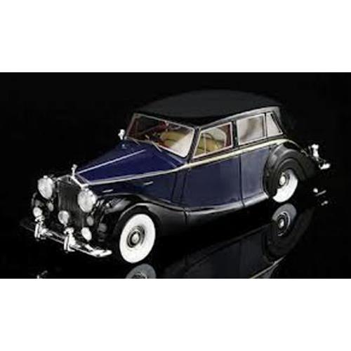 ROLLS ROYCE SILVER WRAITH 1952 BLUE & BLACK TRUE SCALE MINIATURE TSM104322