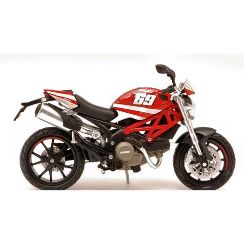 1:12 NEWRAY Ducati Monster 796 #69 2011 Red White Yellow NY57523