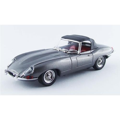 1:43 BEST Jaguar E-Type Spider Closed 1962 Opalescent Gun Metal Grey BE9508