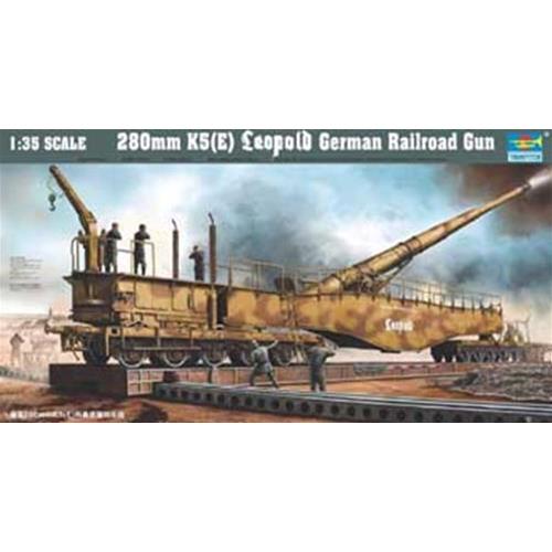 1:35 TRUMPETER KIT 280 Mm German Rail Gun Leopold TR00207