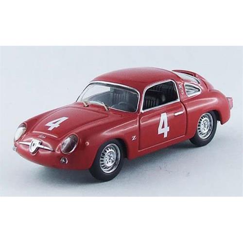 1:43 BEST Fiat Abarth 750 #4 Winner Gp Monza 1963 G.Capra Red BE9519