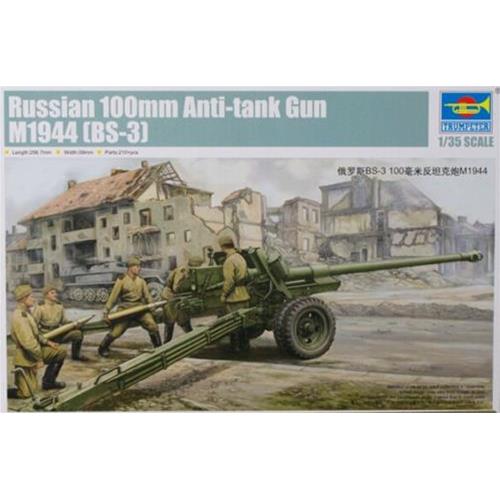 1:35 TRUMPETER KIT Russian 100 Mm Anti Tank Gun M1944 Bs-3 TR02331