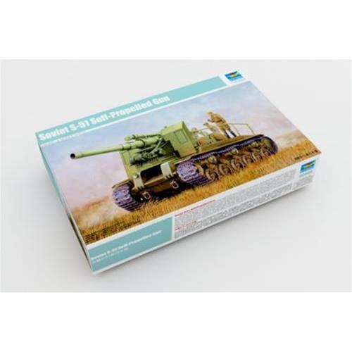 1:35 TRUMPETER KIT Soviet S-51 Self Propelled Gun TR05583