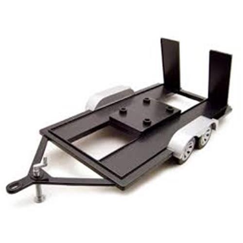 Accessories Carrello Trasporto Auto 2-Assi Car Transporter Trailer Black Silver MTM76009