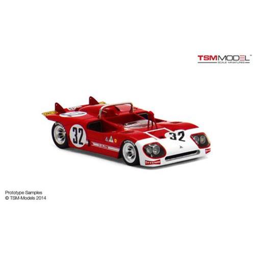 Alfa Romeo Tipo 33/3 12H Sebring 1971 Pescarolo True Scale Miniatures Tsm144310
