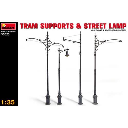 Tram Supports And Street Lamps Kit MIN35523