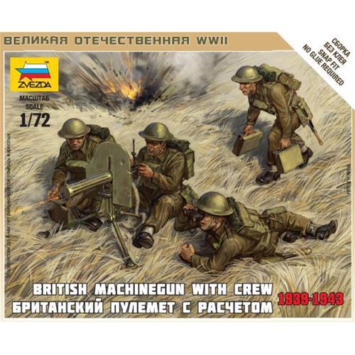 British Machine Gun With Crew Kit Z6167