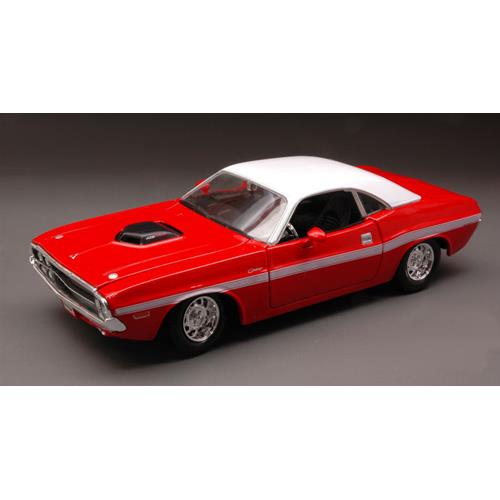 Dodge Challenger R/T Coupe 1970 Red White MI31263R