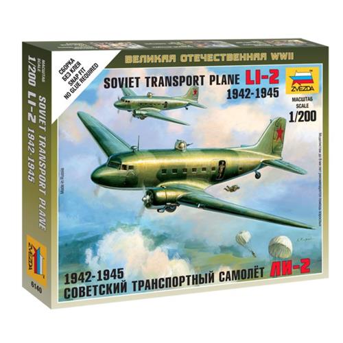 Li-2 Soviet Transport Plane Wwii Kit Z6140