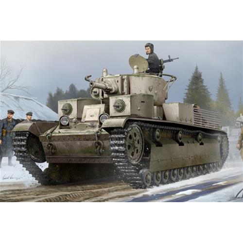 1:35 HOBBY BOSS KIT Soviet T-28 Medium Tank Riveted HB83853