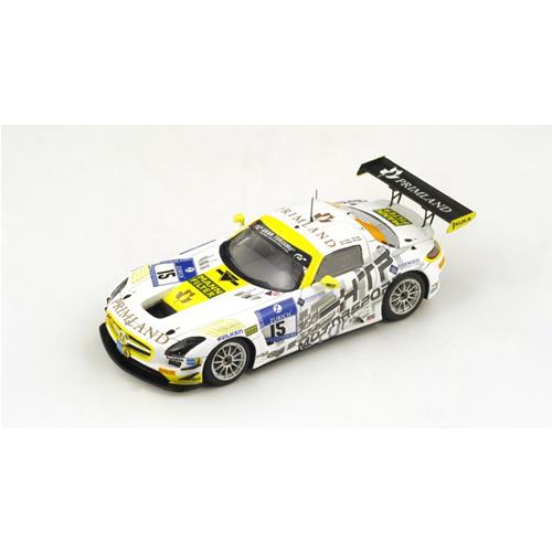 Mercedes Benz Sls Amg Gt3 Team Htp Motorsport Gmbh #15 Nurburgring 2014 H.Primat M.Gotz K.Heyer R.Rehfeld White Yellow SG134