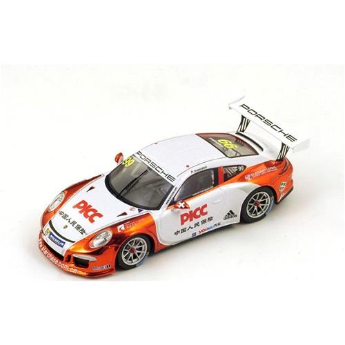 Porsche 911 991 Team Picc #99 Gt3 Cup Pcca 2014 A.Imperatori Fluo Red White SA061