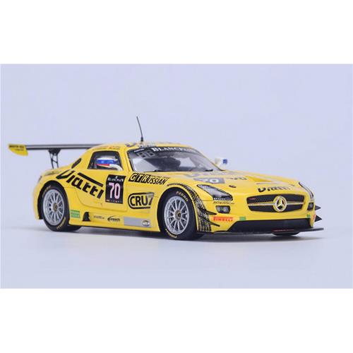 Mercedes Benz Sls Amg Gt3 Team Gt Russian #70 24H Spa 2015 A.Karachev C.Bouchut K.Heyer Yellow SB114