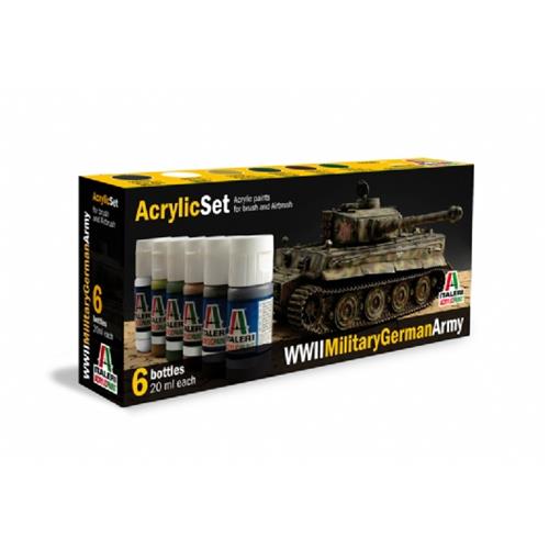 Mezzi Militari: Wwii Military German Army (6 Boccette Incluse) Kit IT433AP