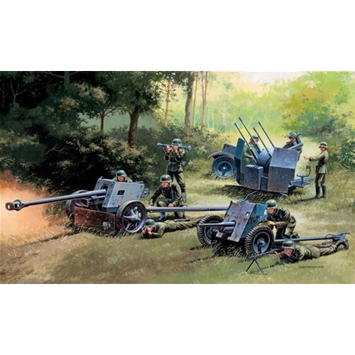 German Guns Set: Pak35-Pak40-Flak38 Kit IT7026