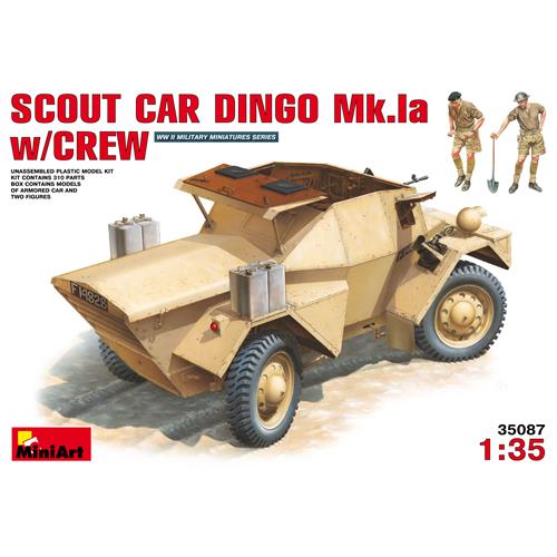 Scout Car Dingo Mk 1a W/Crew Kit MIN35087