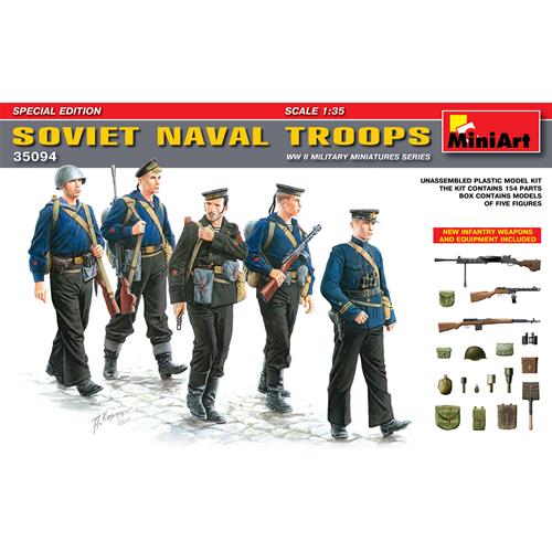 Soviet Naval Troops. Special Edition Include 5 Figure + Armi Kit MIN35094