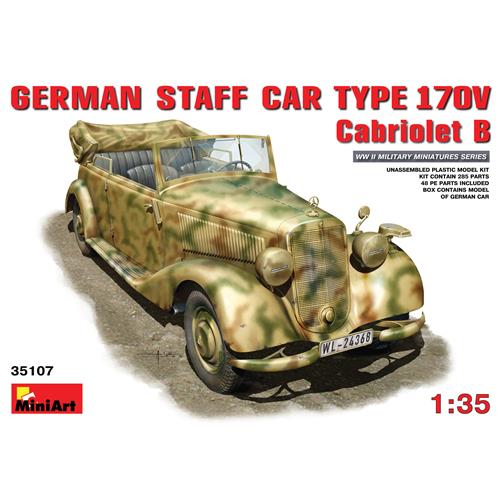 German Staff Car Typ 170v. Cabriolet B Kit MIN35107