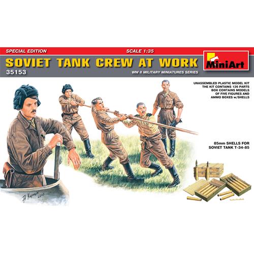 Soviet Tank Crew At Work. Special Edition Kit MIN35153