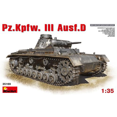 Pz.Kpfw.Iii Ausf.D Kit MIN35169