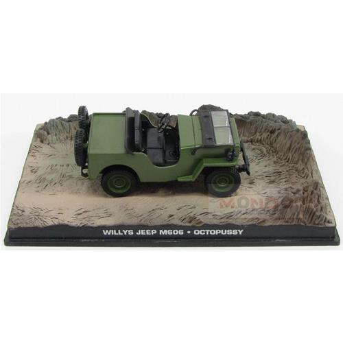 Jeep Willys M606 1942 James Bond 007 Octopussy Operazione Piovra Military Green BONDCOL046