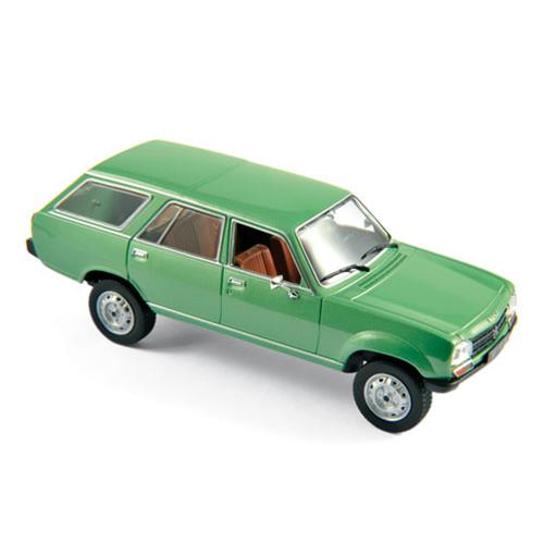 1:43 NOREV Peugeot 504 Break Dangel 4X4 1980 Green Met NV475430