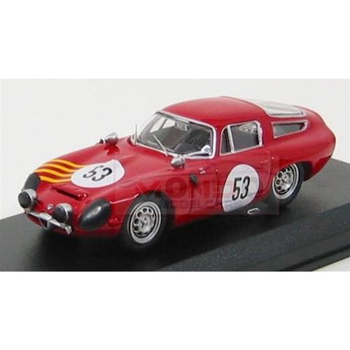 1:43 BEST Alfa Romeo Tz1 #53 Sebring 1964 Stoddard Kaser Red BE9190