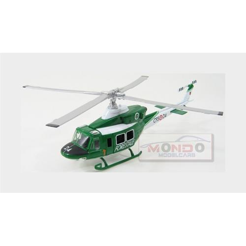 1:48 NEWRAY Agusta Westland Bell Ab412 Helicopter Corpo Forestale Police Green White NY25763
