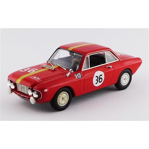 Lancia Fulvia Hf 1.3 Coupe #36 Winner Rally Sanremo 1966 Cella Lombardini Red BE9650