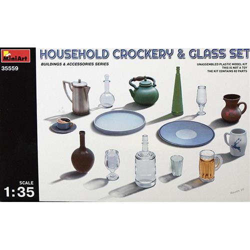 House Hold Crockery & Glass set Kit MIN35559
