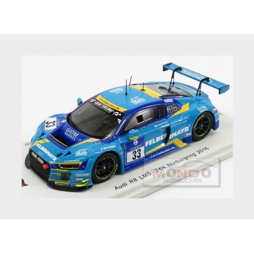 Audi R8 Lms #33 24H Nurburgring 2016 A.Ziegler G.Tonic R.Saurenmann P.Schmidt 2 Tone Blue SG241