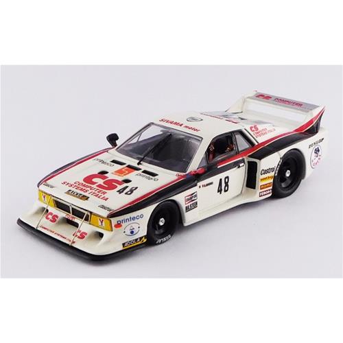 Lancia Beta Montecarlo #48 6H Silverstone 1982 Castellano Crawford White Red BE9656
