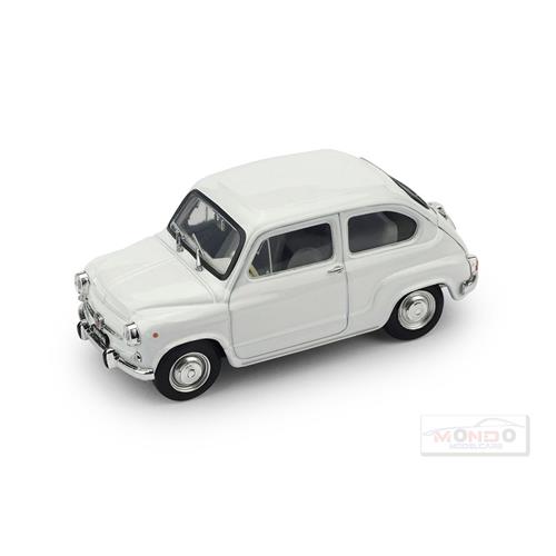 Fiat 600 D Fanalone 1965 Bianco R349-01