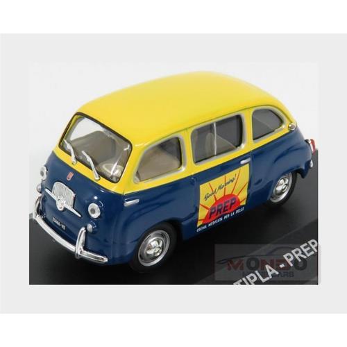 FIAT 600 Multipla Crema Medicata Prep 1953 Blue Yellow VPDC078