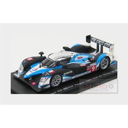 1:43 SPARK Peugeot 908 Hdi N°9 Vainqueur 24H Le Mans 2009 43LM09