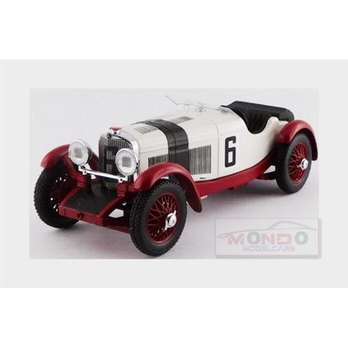 1:43 RIO Mercedes Benz Sskl Spider #6 Winner Eifelrennen Nurburgring 1927 Rudolf Caracciola White Bordeaux RIO4535