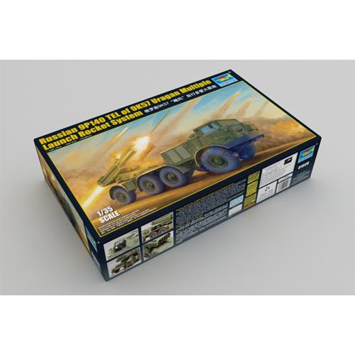1:35 TRUMPETER KIT Russian 9P140 Tel Of 9K57 Uragan Multiple Launch Rocket System TR01026