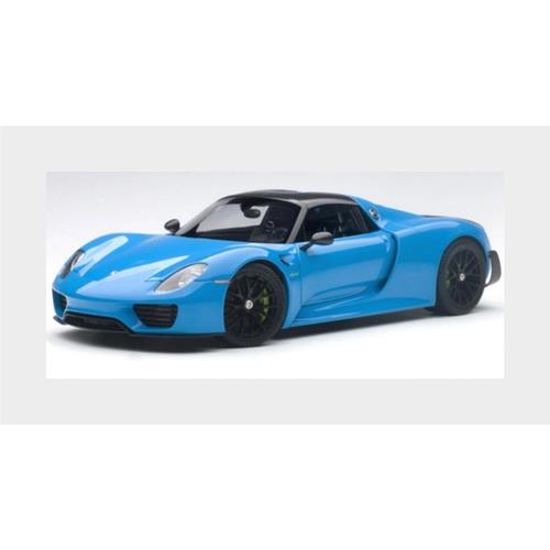 Porsche 918 Spider Closed Roof 2013 Riviera Blue AA77924