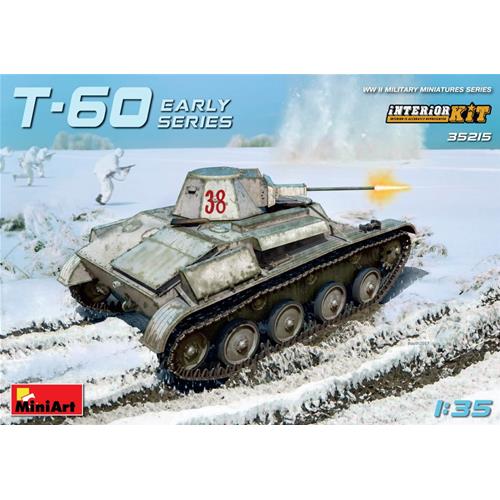 T-60 Early Series Soviet Light Tank Interior Kit Kit MIN35215