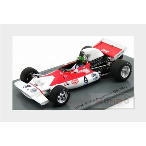 Brm F1 P153 #4 Argentina Gp 1972 Reine Wisell Red White S5272