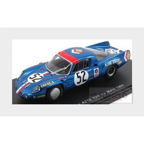 Alpine A210 #52 24H Le Mans 1968 J.L.Therier B.Tramont Blue S4373