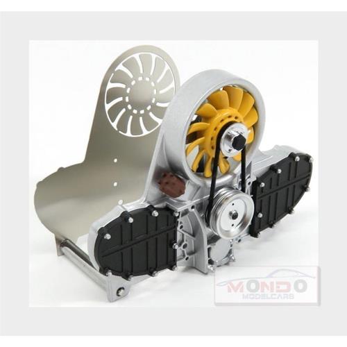 Accessories Porta Lettere Da Tavolo Air-Cooled Engine Letter Silver Yellow AA45576
